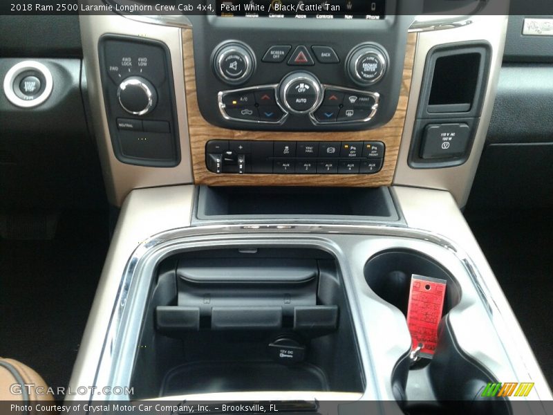 Pearl White / Black/Cattle Tan 2018 Ram 2500 Laramie Longhorn Crew Cab 4x4