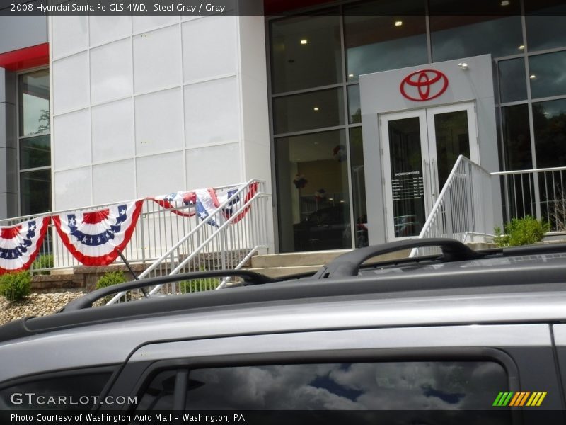 Steel Gray / Gray 2008 Hyundai Santa Fe GLS 4WD