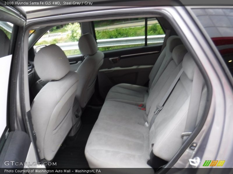 Steel Gray / Gray 2008 Hyundai Santa Fe GLS 4WD