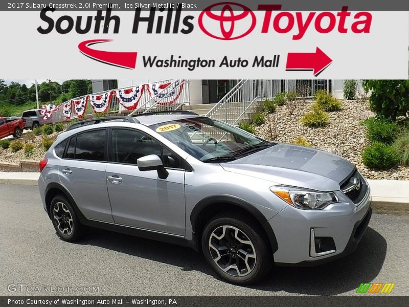 Ice Silver Metallic / Black 2017 Subaru Crosstrek 2.0i Premium