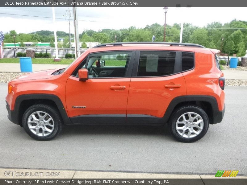 Omaha Orange / Bark Brown/Ski Grey 2016 Jeep Renegade Latitude 4x4
