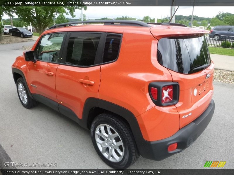 Omaha Orange / Bark Brown/Ski Grey 2016 Jeep Renegade Latitude 4x4