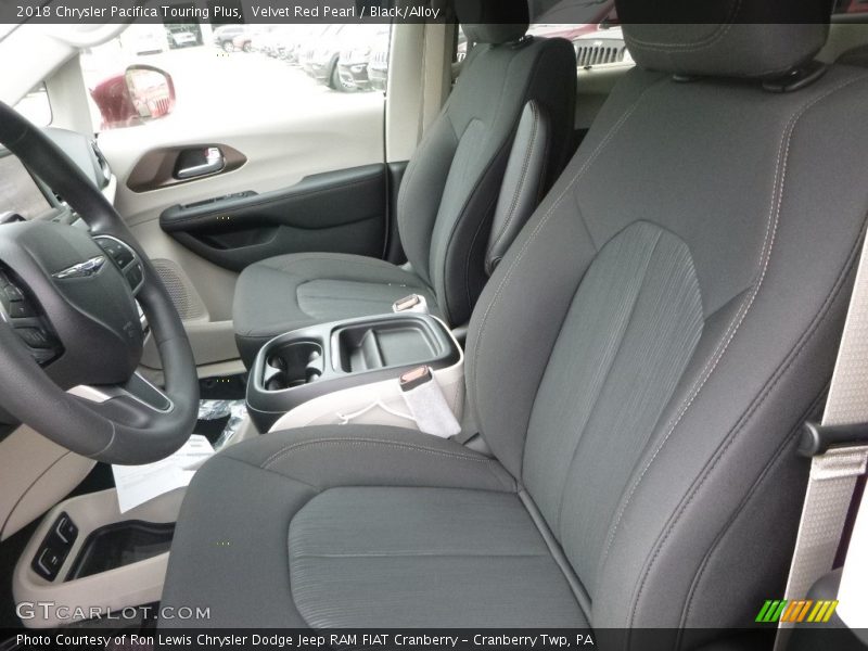 Velvet Red Pearl / Black/Alloy 2018 Chrysler Pacifica Touring Plus