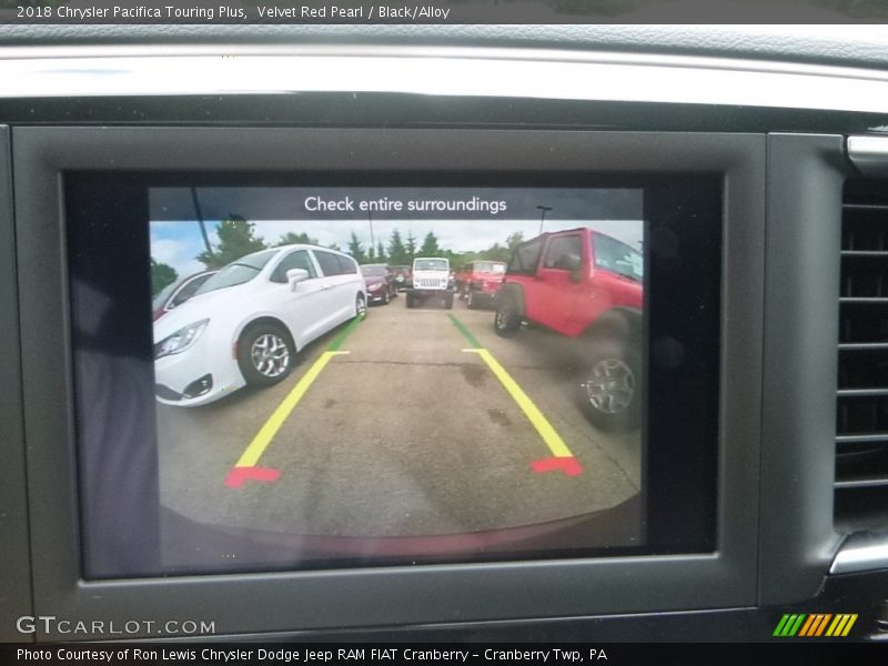 Velvet Red Pearl / Black/Alloy 2018 Chrysler Pacifica Touring Plus