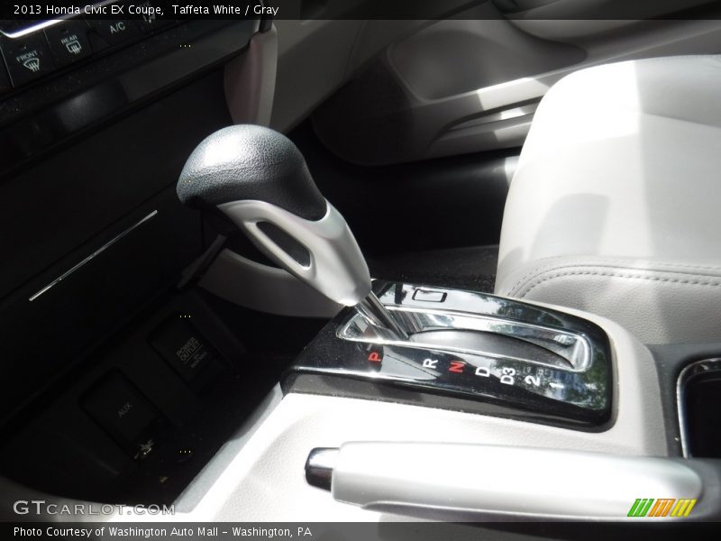 Taffeta White / Gray 2013 Honda Civic EX Coupe