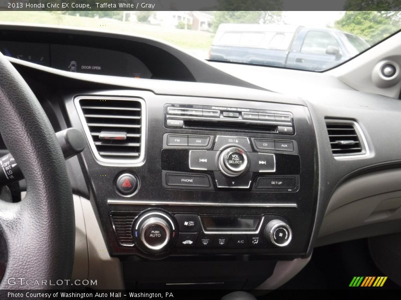 Taffeta White / Gray 2013 Honda Civic EX Coupe