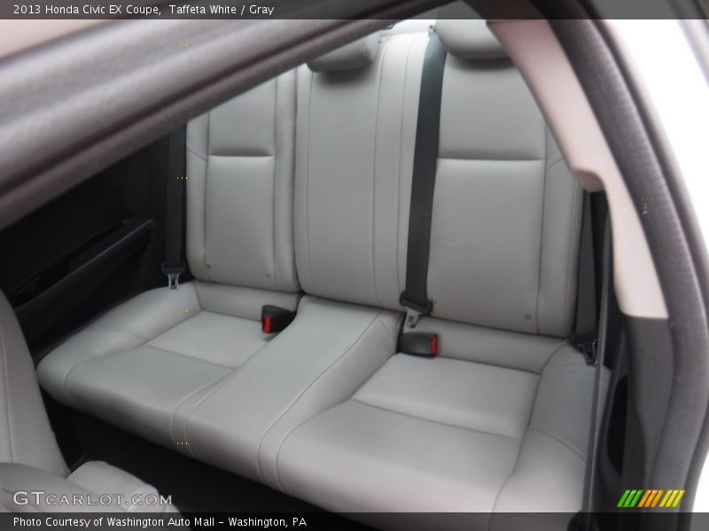 Taffeta White / Gray 2013 Honda Civic EX Coupe
