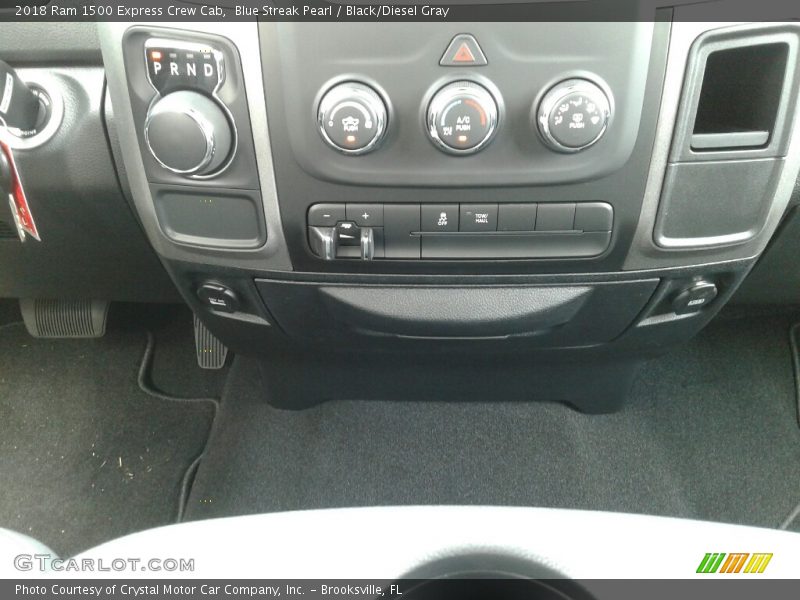 Blue Streak Pearl / Black/Diesel Gray 2018 Ram 1500 Express Crew Cab
