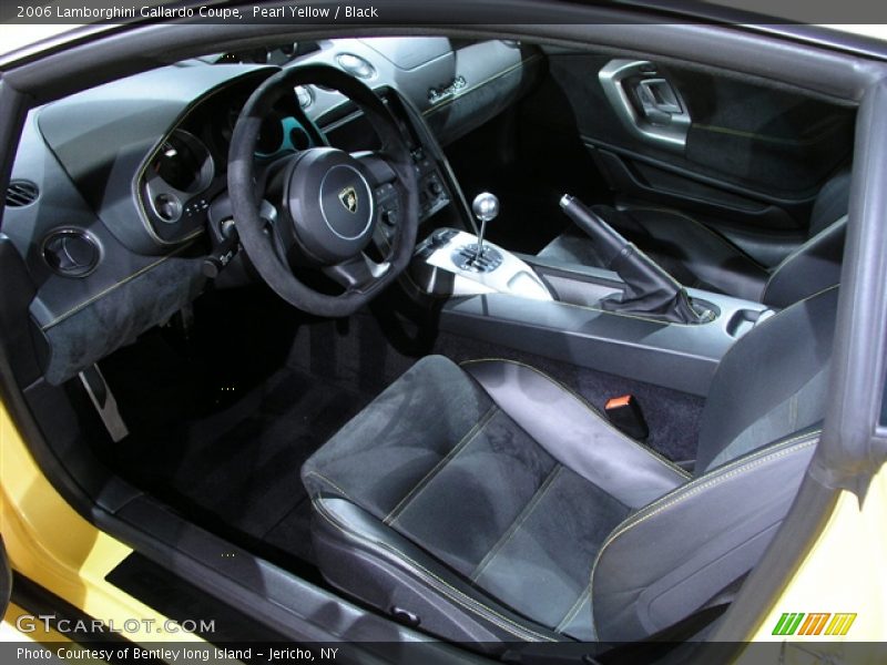 Black Leather & Alcantara Interior and Yellow Stitching w/ 6 speed manual transmission. - 2006 Lamborghini Gallardo Coupe