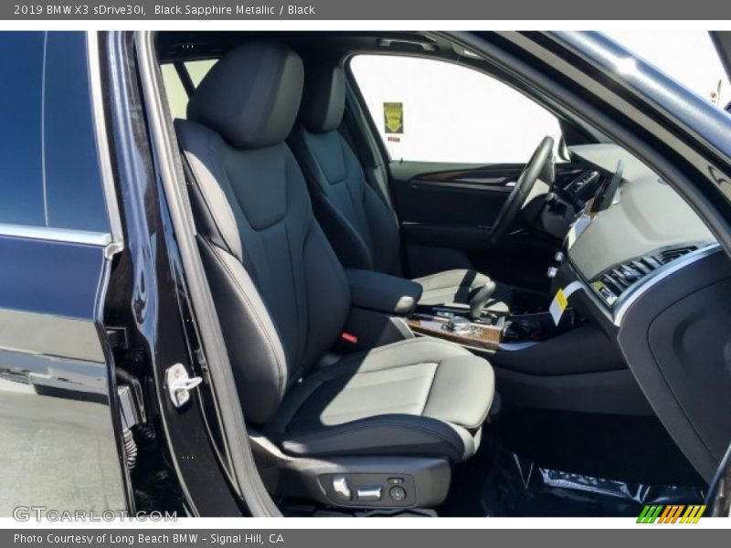 Black Sapphire Metallic / Black 2019 BMW X3 sDrive30i