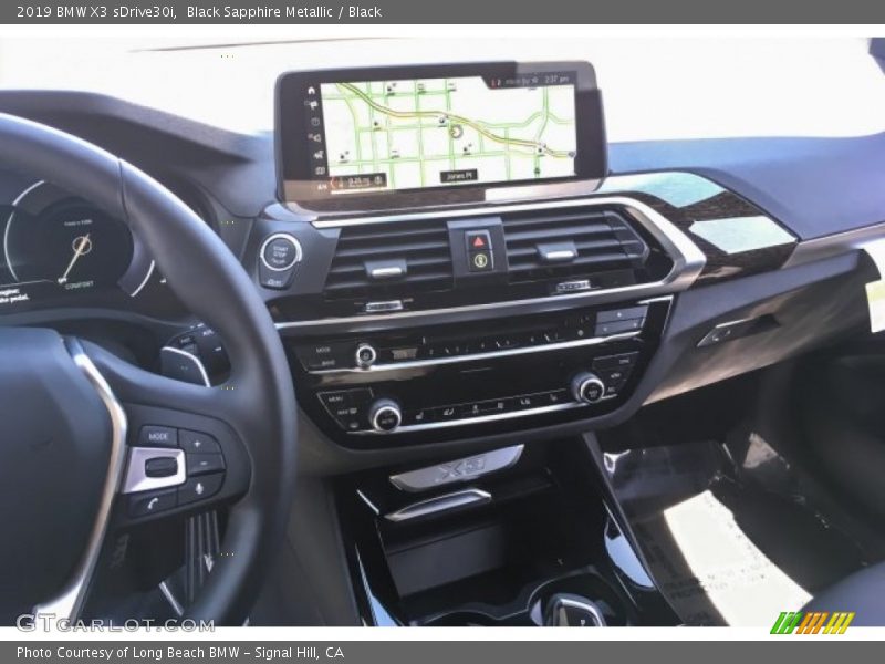 Black Sapphire Metallic / Black 2019 BMW X3 sDrive30i