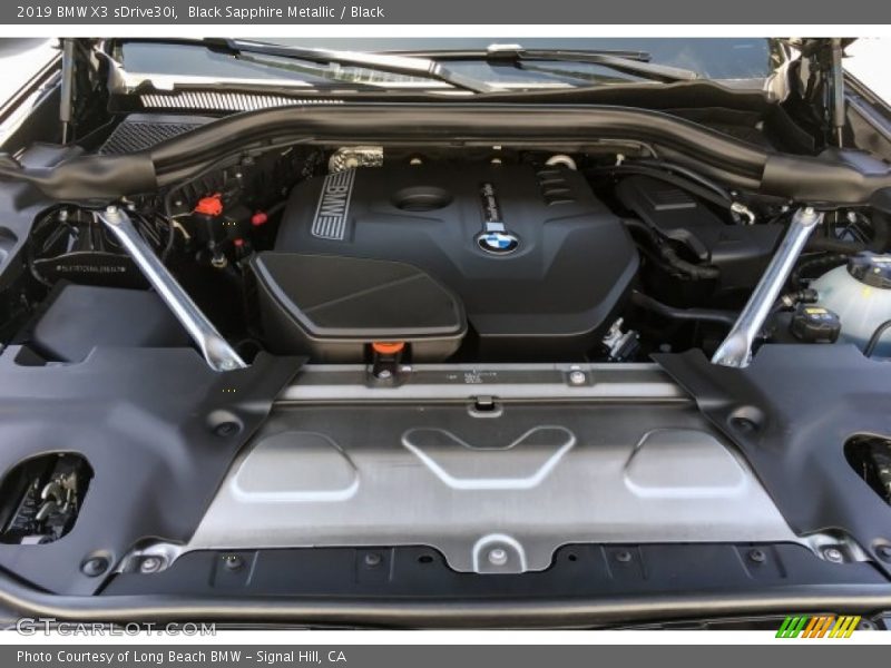 Black Sapphire Metallic / Black 2019 BMW X3 sDrive30i