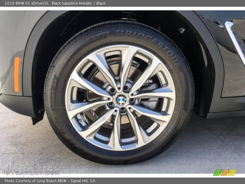 Black Sapphire Metallic / Black 2019 BMW X3 sDrive30i