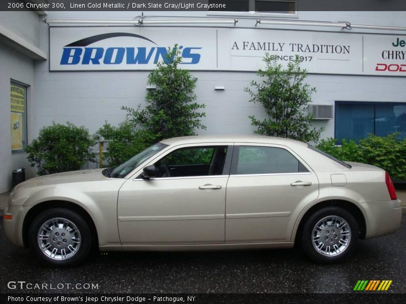 Linen Gold Metallic / Dark Slate Gray/Light Graystone 2006 Chrysler 300