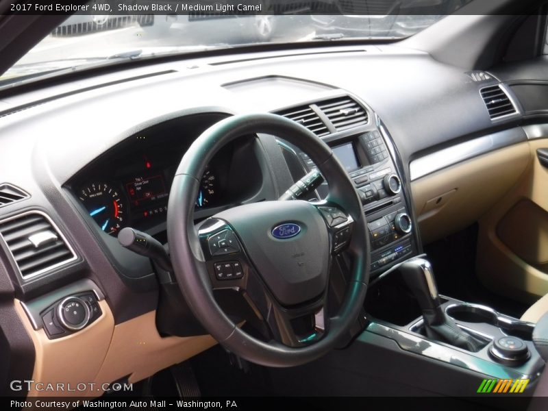 Shadow Black / Medium Light Camel 2017 Ford Explorer 4WD