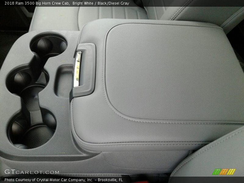 Bright White / Black/Diesel Gray 2018 Ram 3500 Big Horn Crew Cab
