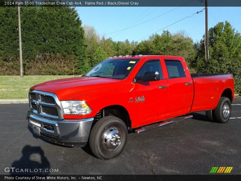 Flame Red / Black/Diesel Gray 2014 Ram 3500 Tradesman Crew Cab 4x4
