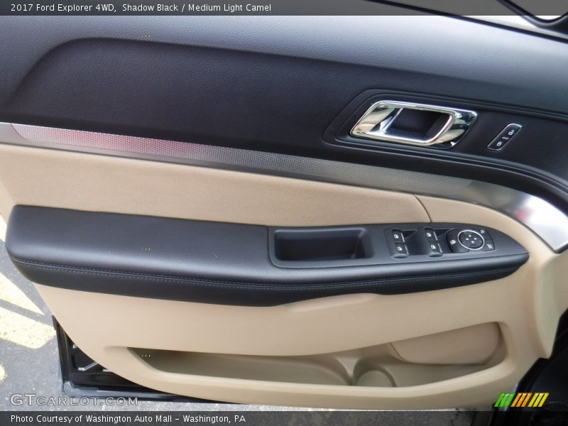 Shadow Black / Medium Light Camel 2017 Ford Explorer 4WD
