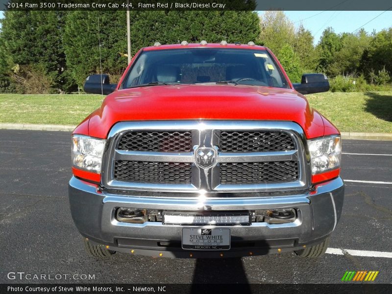 Flame Red / Black/Diesel Gray 2014 Ram 3500 Tradesman Crew Cab 4x4