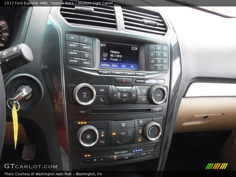 Shadow Black / Medium Light Camel 2017 Ford Explorer 4WD