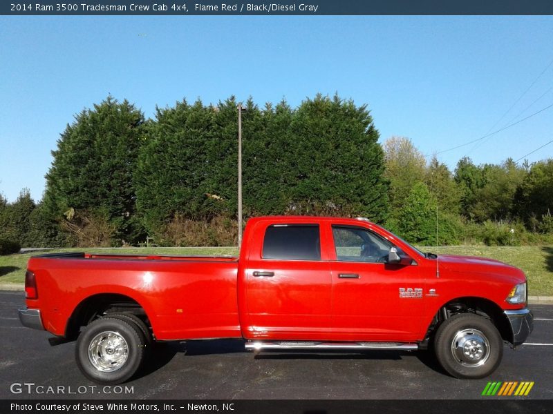 Flame Red / Black/Diesel Gray 2014 Ram 3500 Tradesman Crew Cab 4x4