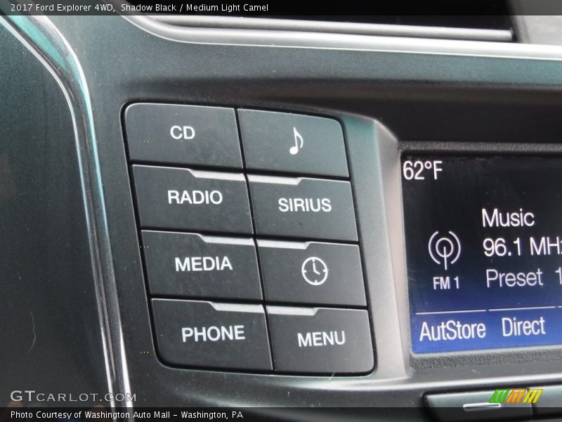 Shadow Black / Medium Light Camel 2017 Ford Explorer 4WD