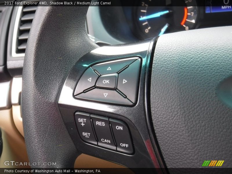 Shadow Black / Medium Light Camel 2017 Ford Explorer 4WD