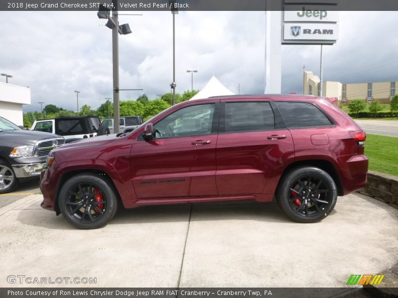  2018 Grand Cherokee SRT 4x4 Velvet Red Pearl