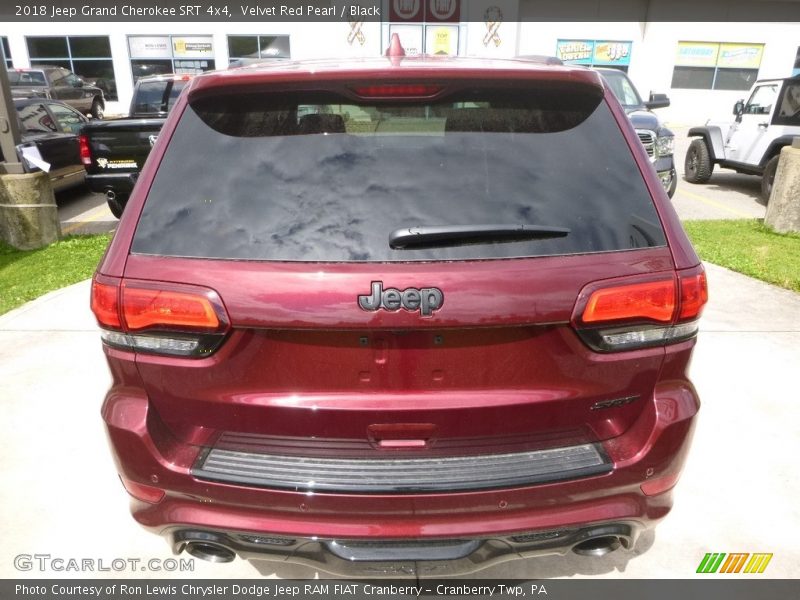Velvet Red Pearl / Black 2018 Jeep Grand Cherokee SRT 4x4