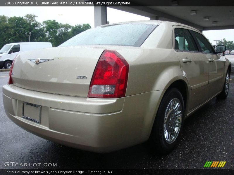 Linen Gold Metallic / Dark Slate Gray/Light Graystone 2006 Chrysler 300