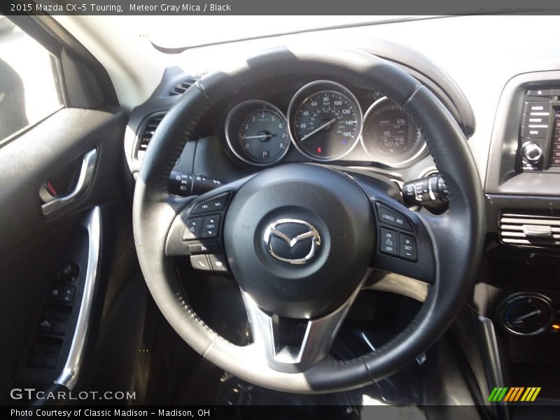 Meteor Gray Mica / Black 2015 Mazda CX-5 Touring