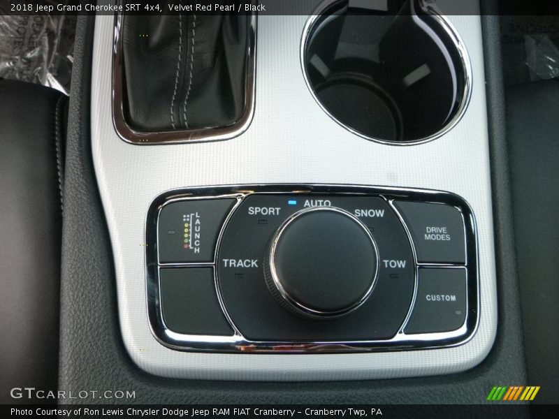 Controls of 2018 Grand Cherokee SRT 4x4