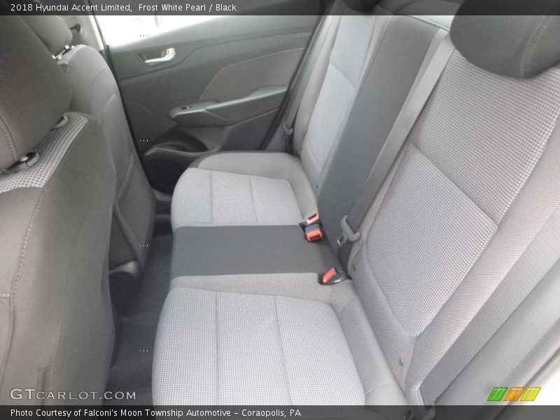Frost White Pearl / Black 2018 Hyundai Accent Limited