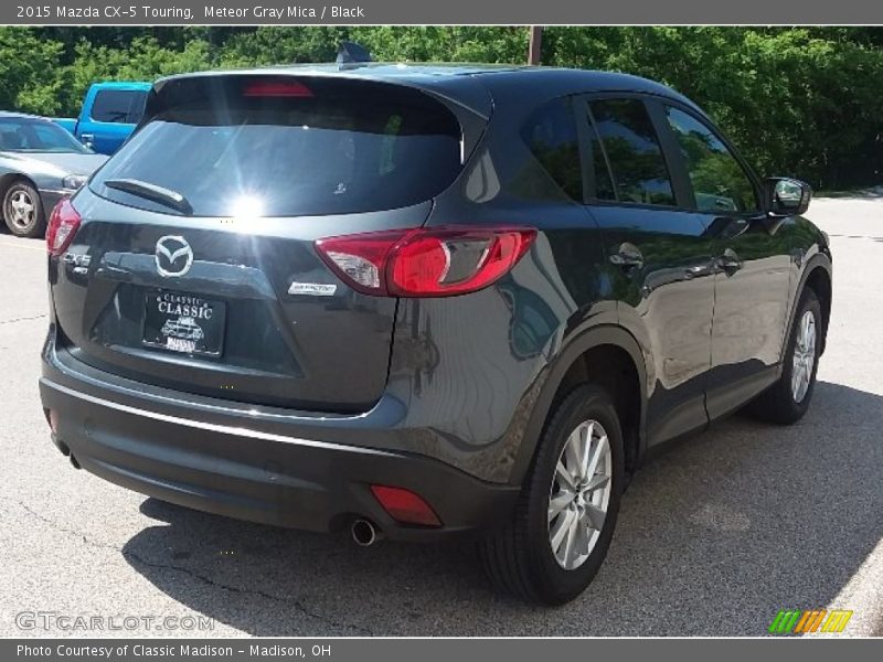 Meteor Gray Mica / Black 2015 Mazda CX-5 Touring