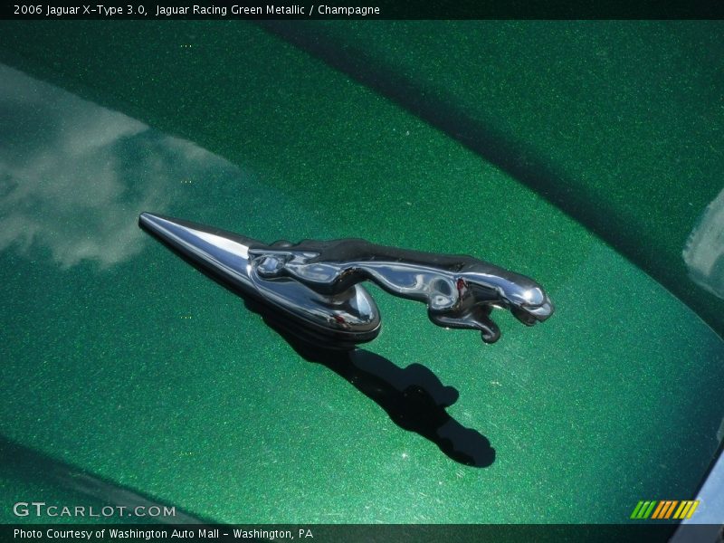 Jaguar Racing Green Metallic / Champagne 2006 Jaguar X-Type 3.0