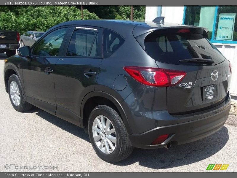 Meteor Gray Mica / Black 2015 Mazda CX-5 Touring