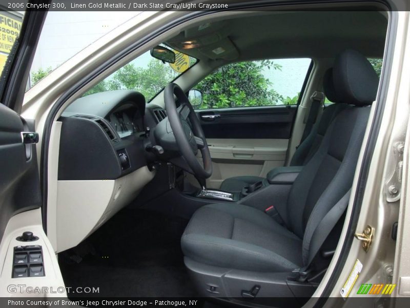 Linen Gold Metallic / Dark Slate Gray/Light Graystone 2006 Chrysler 300