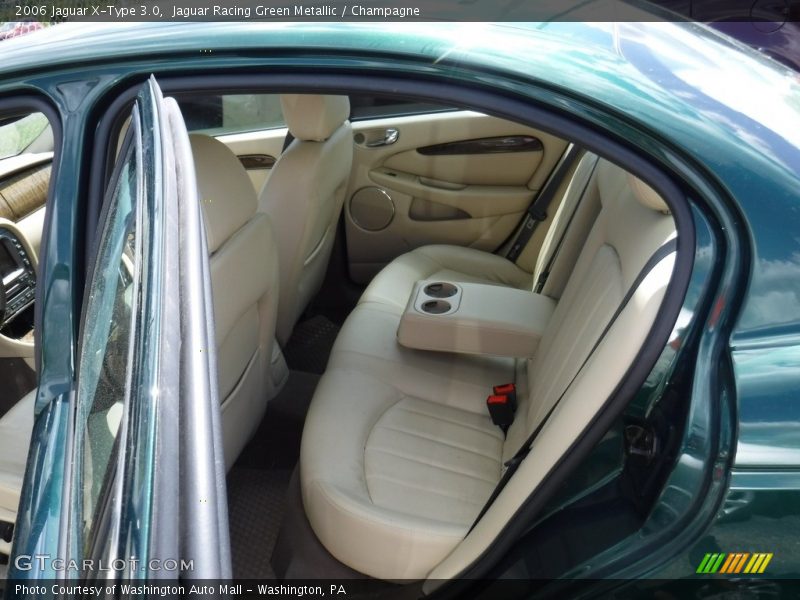 Jaguar Racing Green Metallic / Champagne 2006 Jaguar X-Type 3.0