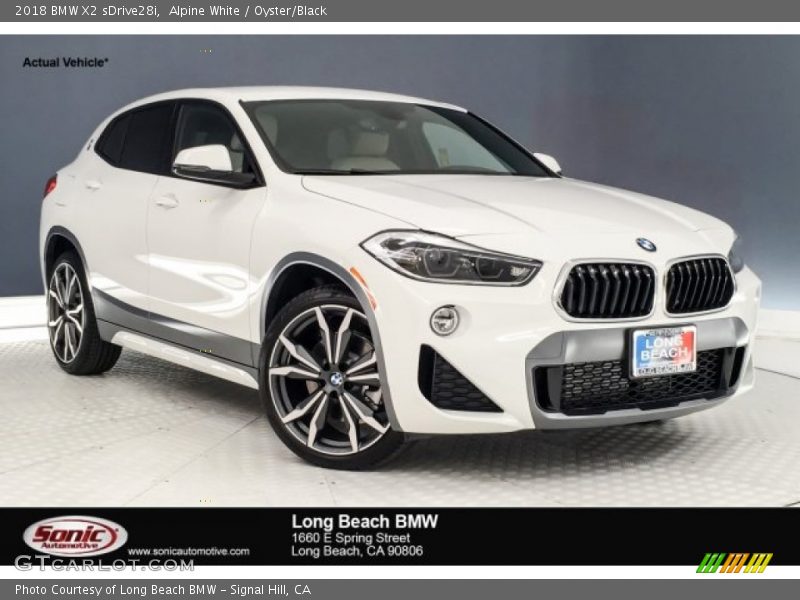 Alpine White / Oyster/Black 2018 BMW X2 sDrive28i