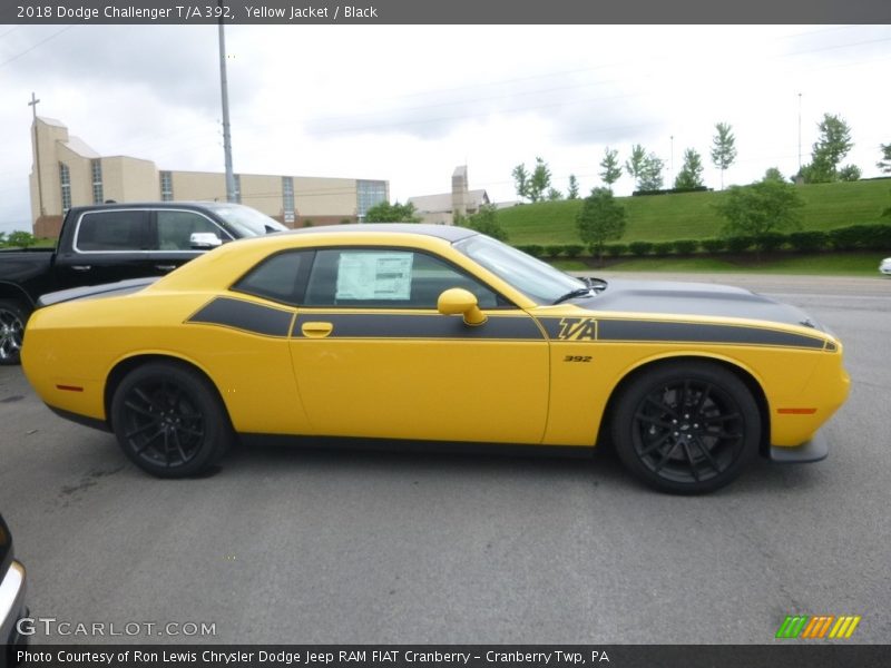 Yellow Jacket / Black 2018 Dodge Challenger T/A 392