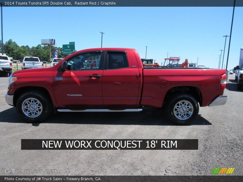 Radiant Red / Graphite 2014 Toyota Tundra SR5 Double Cab