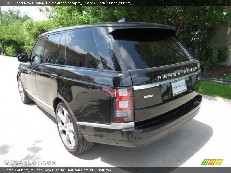Narvik Black / Ebony/Ebony 2017 Land Rover Range Rover Autobiography