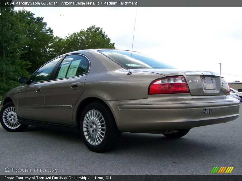 Arizona Beige Metallic / Medium Parchment 2004 Mercury Sable GS Sedan