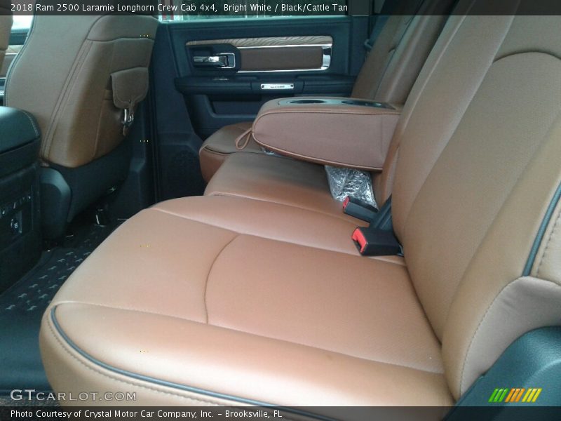 Bright White / Black/Cattle Tan 2018 Ram 2500 Laramie Longhorn Crew Cab 4x4