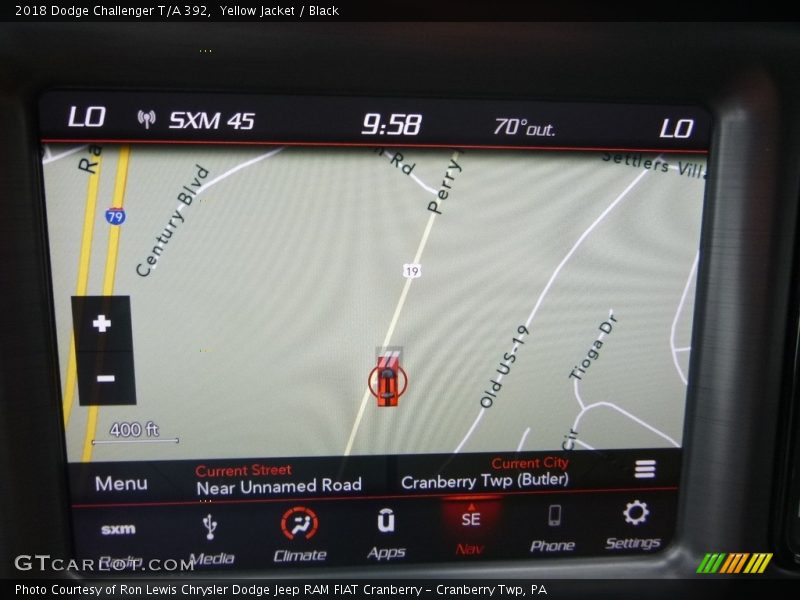 Navigation of 2018 Challenger T/A 392