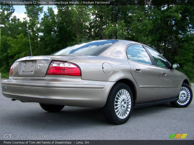 Arizona Beige Metallic / Medium Parchment 2004 Mercury Sable GS Sedan