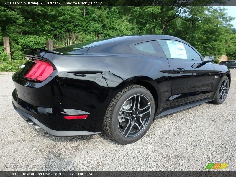 Shadow Black / Ebony 2018 Ford Mustang GT Fastback