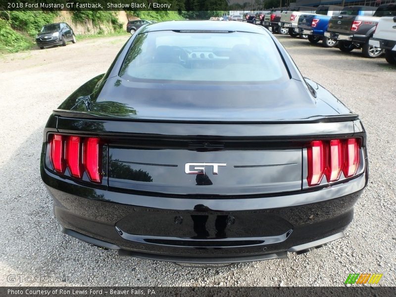 Shadow Black / Ebony 2018 Ford Mustang GT Fastback