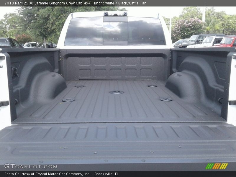 Bright White / Black/Cattle Tan 2018 Ram 2500 Laramie Longhorn Crew Cab 4x4