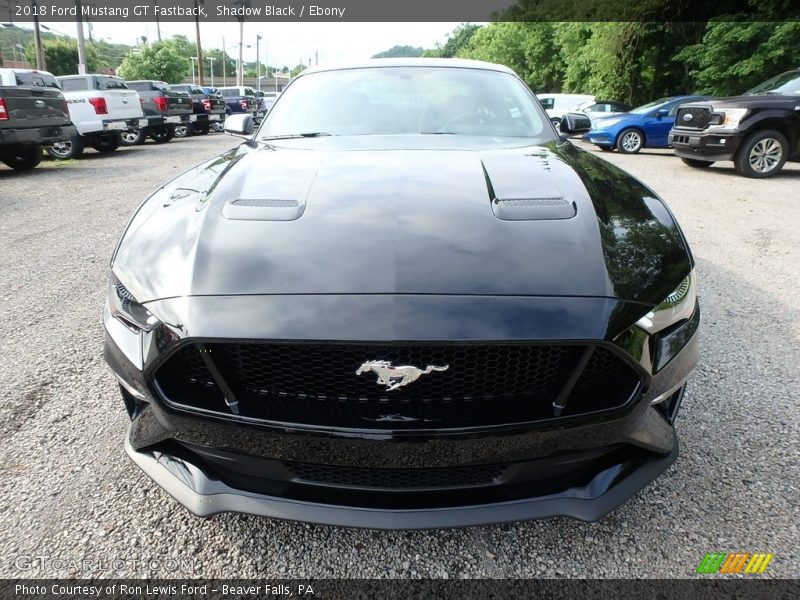 Shadow Black / Ebony 2018 Ford Mustang GT Fastback